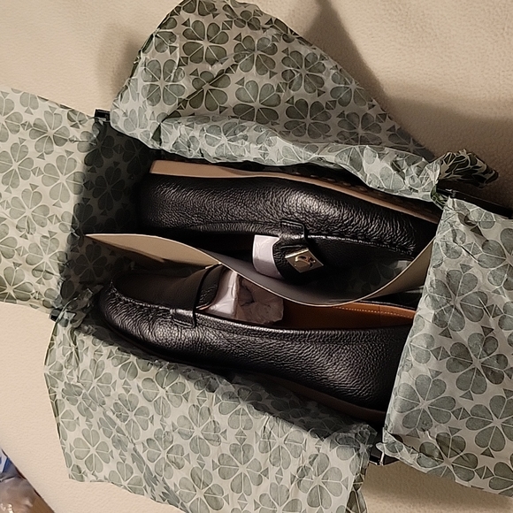 Kate Spade Camellia Loafer Size 10 Black - Picture 5 of 8